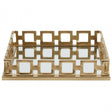 Rhoda Square Gold Mirror Tray