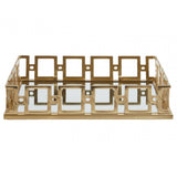 Rhoda Rectangle Gold Mirror Tray