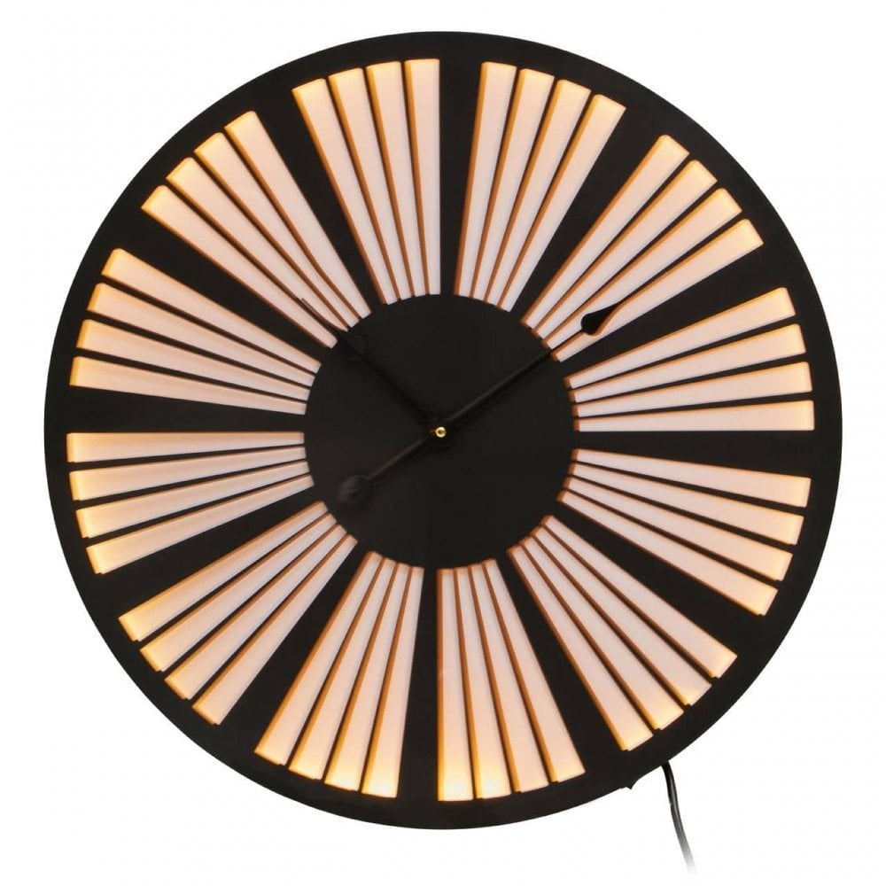 Genova Small Black And White Wall Clock