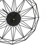 Genova Small Black Metal Wall Clock