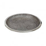 Silva Small Oak Effect Silver Bowl