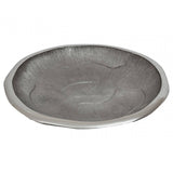Silva Large Oak Effect Silver Bowl