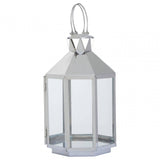 Herber Large Silver Steel Lantern