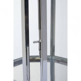 Herber Large Silver Steel Lantern