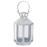 Herber Small Silver Steel Lantern
