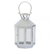 Herber Small Silver Steel Lantern