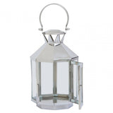 Herber Small Silver Steel Lantern