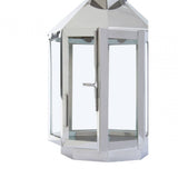 Herber Small Silver Steel Lantern