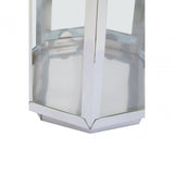 Herber Small Silver Steel Lantern