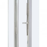 Herber Large Silver Steel With Hair On Leather Handle Lantern