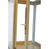 Herber Small Gold Steel With Hair On Leather Handle Lantern