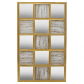Enzo Gold Wire Wall Mirror