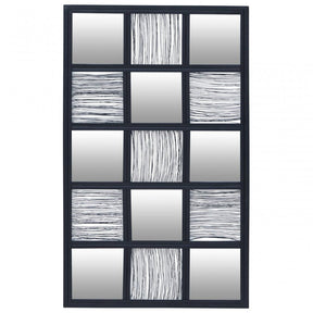 Enzo Black Wire Wall Mirror