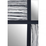 Enzo Black Wire Wall Mirror
