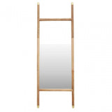 Nirav Natural Wooden Frame Mirror