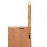 Nirav Natural Wooden Frame Mirror