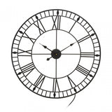 Genova Large Black And White Led Wall Clock