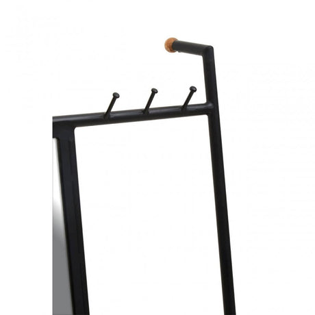 Nirav Black Iron Mirror