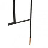 Nirav Black Iron Mirror