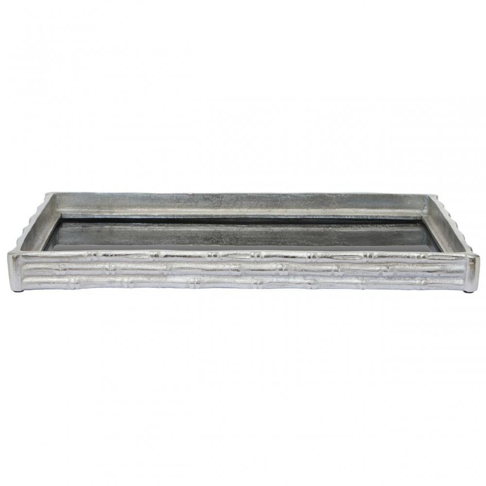 Hiba Silver Mirrored Tray