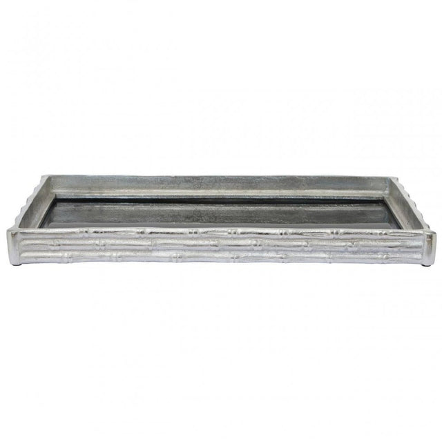 Hiba Silver Mirrored Tray
