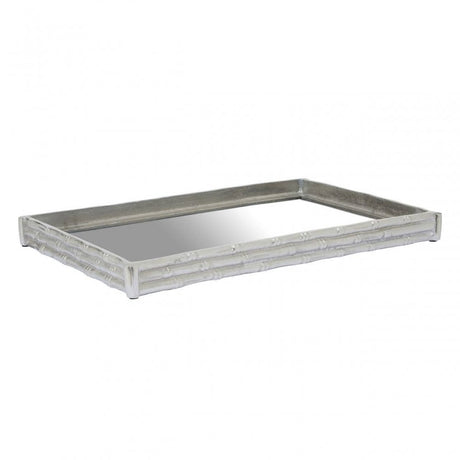 Hiba Silver Mirrored Tray