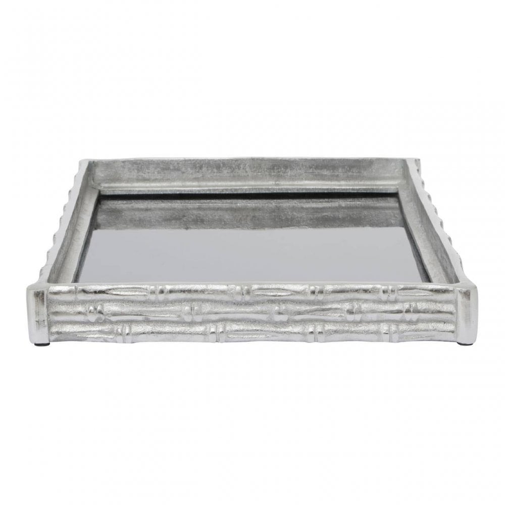 Hiba Silver Mirrored Tray
