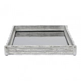 Hiba Silver Mirrored Tray