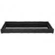 Hiba Black Finish Mirrored Tray