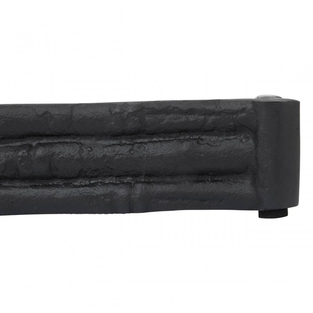 Hiba Black Finish Mirrored Tray