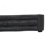 Hiba Black Finish Mirrored Tray