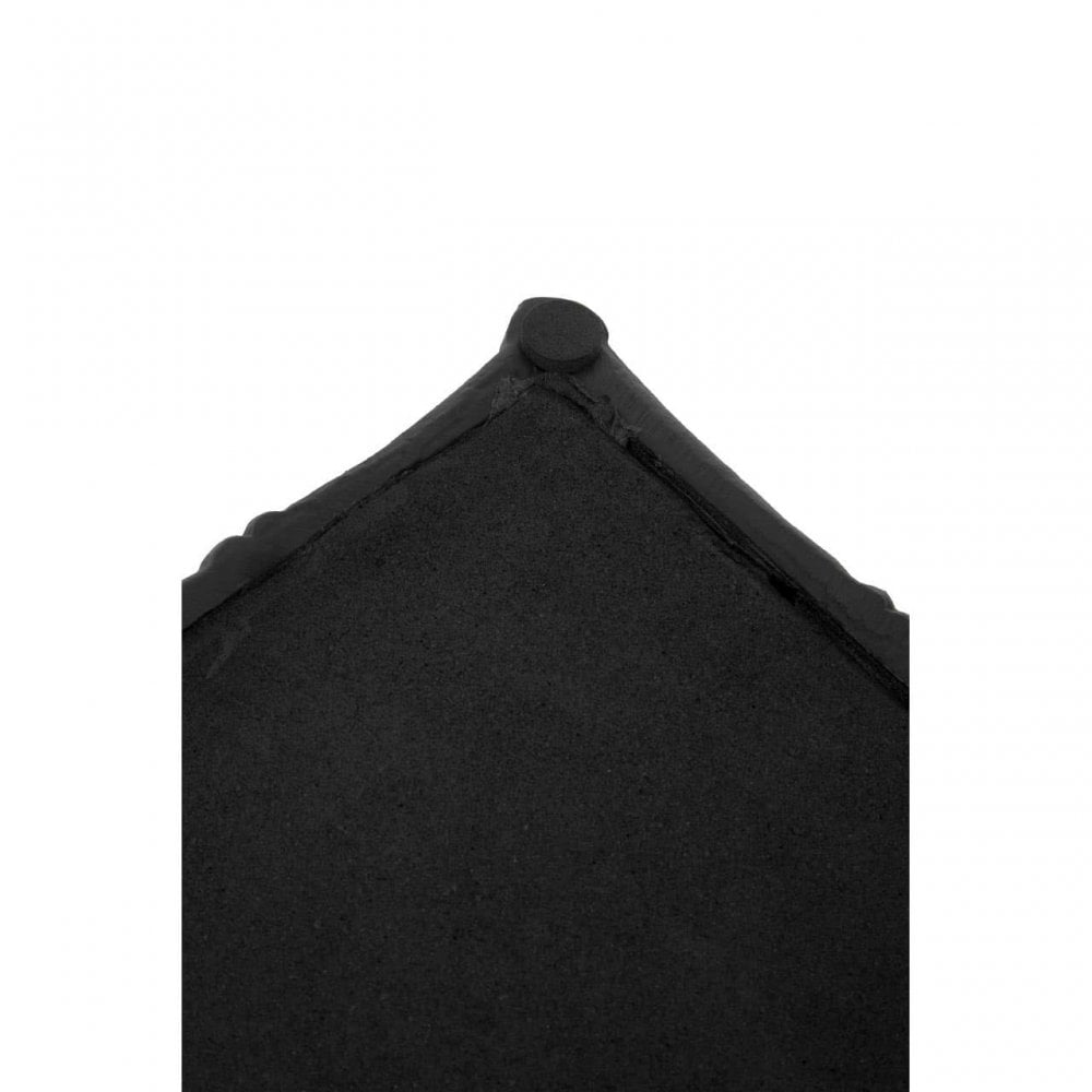 Hiba Black Finish Mirrored Tray