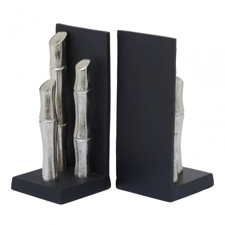 Hiba Set Of Two Silver Bookends