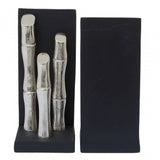 Hiba Set Of Two Silver Bookends