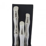 Hiba Set Of Two Silver Bookends
