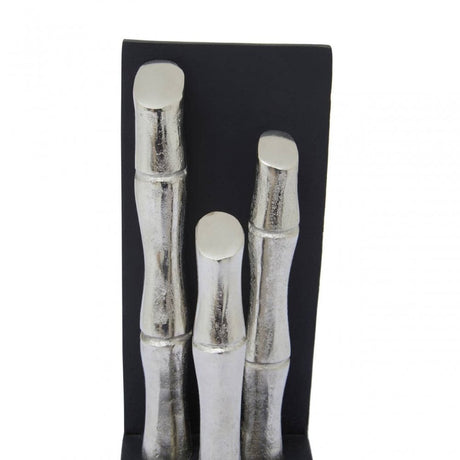 Hiba Set Of Two Silver Bookends