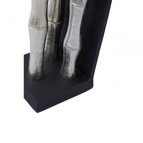 Hiba Set Of Two Silver Bookends