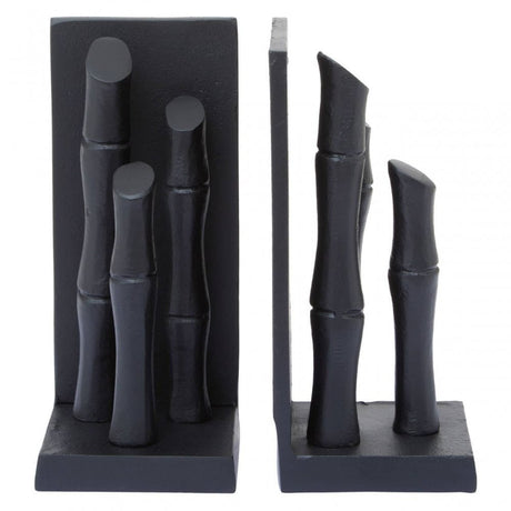 Hiba Set Of Two Black Bookends