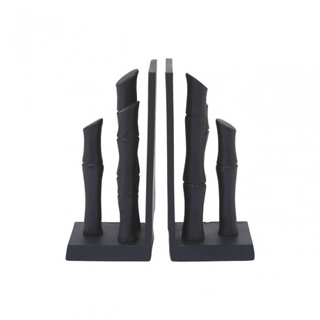 Hiba Set Of Two Black Bookends