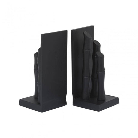 Hiba Set Of Two Black Bookends