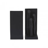 Hiba Set Of Two Black Bookends