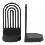 Rubi Set Of 2 Black Bookends