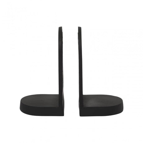Rubi Set Of 2 Black Bookends
