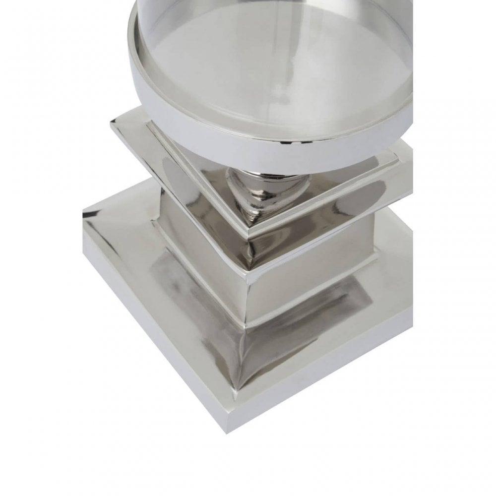 Ryley Silver Candle Holder