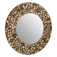 Palu Black And Amber Wall Mirror