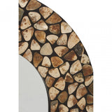 Palu Black And Amber Wall Mirror