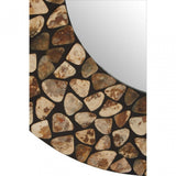 Palu Black And Amber Wall Mirror