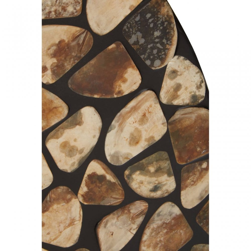 Palu Black And Amber Wall Mirror