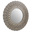 Palu Square Hole Black And Gold Wall Mirror