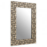 Palu Black And Gold Wall Mirror